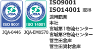 ISO9001、ISO14001